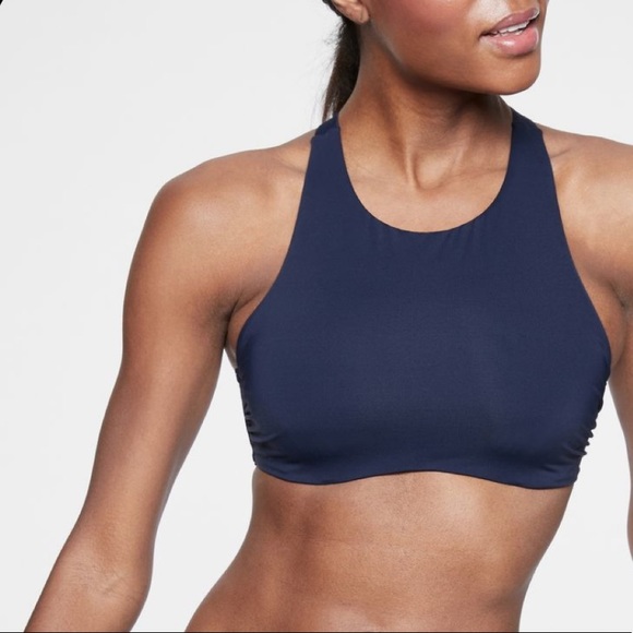 Athleta Maldives High Neck Bikini Top High-neck Small Medium - Picture 6 of 13